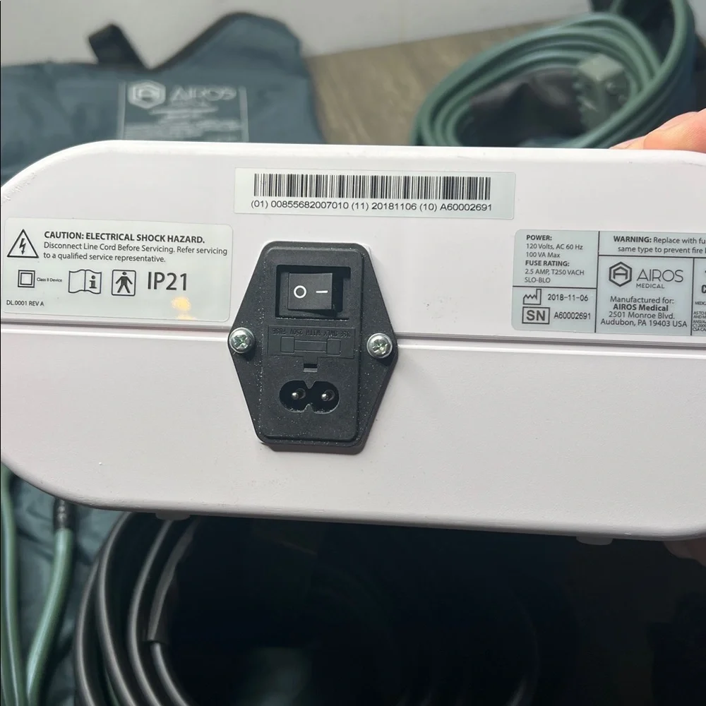 Airos 6 Medical Compression Therapy Product-Sequential Device Leg Arm Lymphodema - Picture 14 of 14